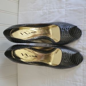 Nina open toe heels 9